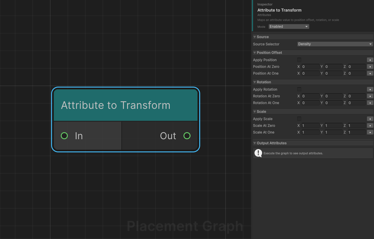 Attribute to Transform