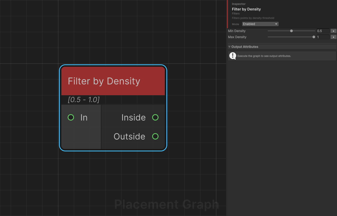 Filter by Density