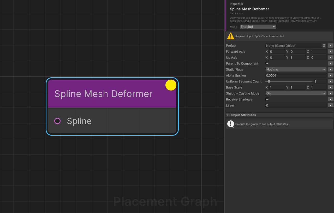 Spline Mesh Deformer